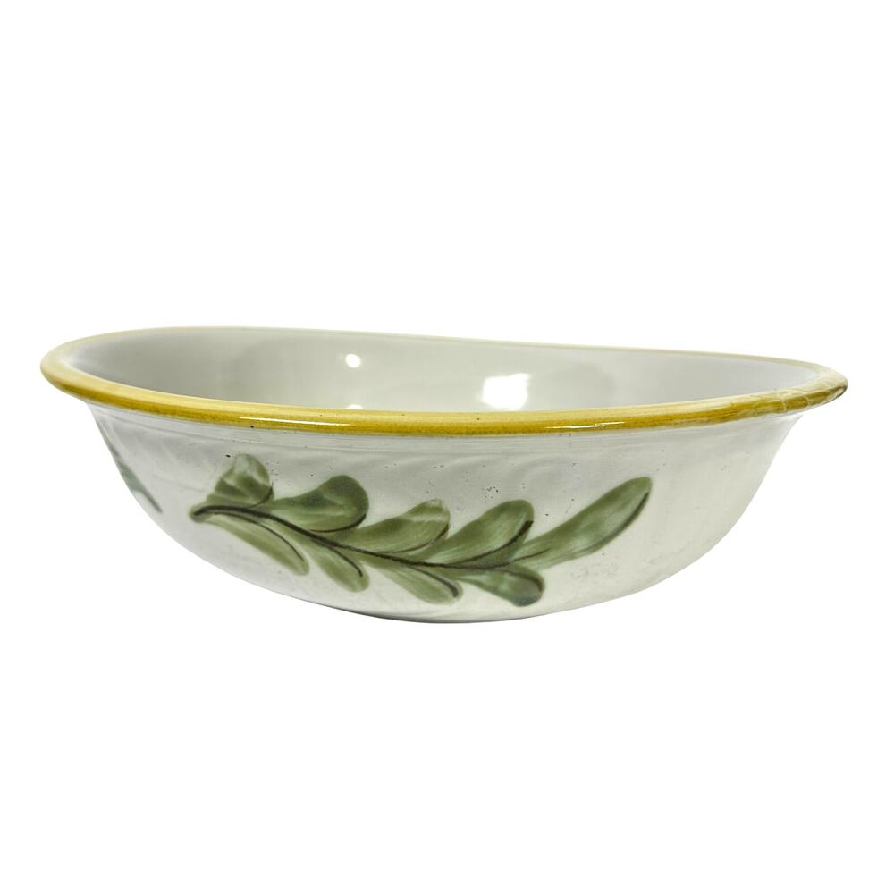 Louisville Stoneware Retired Yellow Country Flower Large 15" Serving Bowl-Rare! - Picture 3 of 7